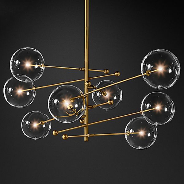 2020 modern design glass ball chandelier 6 heads clear glass bubble lamp chandelier for living room kitchen black/gold light fixture
2020 modern design glass ball chandelier 6 heads clear glass bubble lamp chandelier for living room kitchen black/gold light fixture