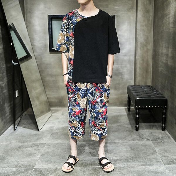 causal chinese style hip hop short sleeve shorts t-shirt+pants 2020 summer set men fashion tracksuit mens track suit two pieces, Gray
causal chinese style hip hop short sleeve shorts t-shirt+pants 2020 summer set men fashion tracksuit mens track suit two pieces, Gray
