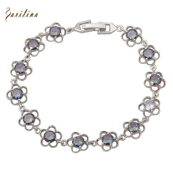 charm bracelets fine jewelry silver color & bangles rainbow cubic zirconia fashion 17.5cm 6.89 inch b222, Golden;silver
charm bracelets fine jewelry silver color & bangles rainbow cubic zirconia fashion 17.5cm 6.89 inch b222, Golden;silver