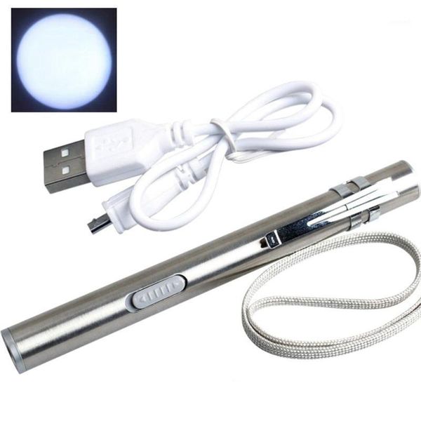 portable usb charging led flashlights waterproof torch light stainless steel diagnostic pen lights for pupil check for1
portable usb charging led flashlights waterproof torch light stainless steel diagnostic pen lights for pupil check for1