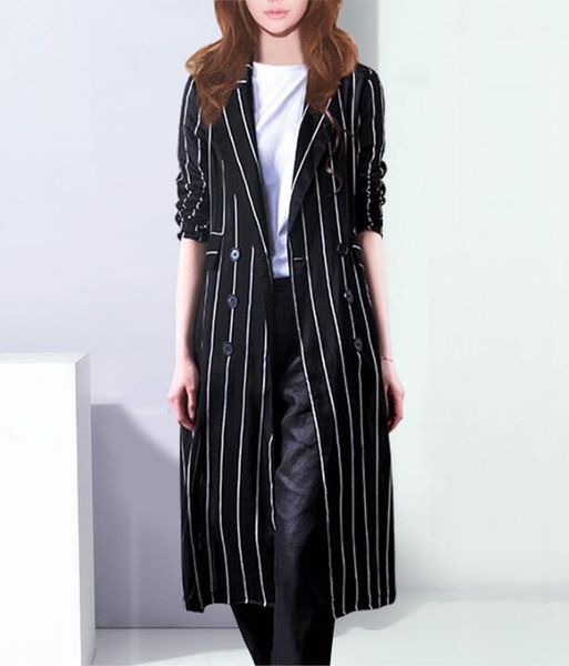 2020 new women clothing summer fashion thin prevent bask linen stripe trench coat double breasted long style outerwear s-xxl1, Tan;black
2020 new women clothing summer fashion thin prevent bask linen stripe trench coat double breasted long style outerwear s-xxl1, Tan;black