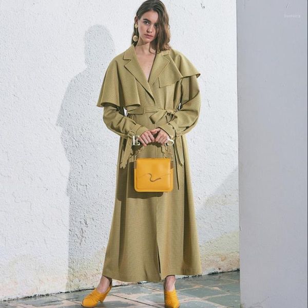 retro houndstooth loose lace up waist mid-length windbreaker jacket women 2020 spring and autumn new styles trench f8241, Tan;black
retro houndstooth loose lace up waist mid-length windbreaker jacket women 2020 spring and autumn new styles trench f8241, Tan;black