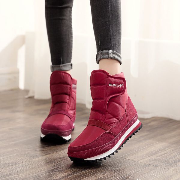 winter new plus velvet warm waterproof female tube snow boots low-flat comfortable non-slip cotton shoes outdoor short, Black;red
winter new plus velvet warm waterproof female tube snow boots low-flat comfortable non-slip cotton shoes outdoor short, Black;red