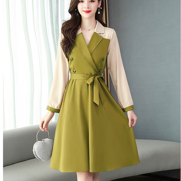 vestido de festa spring autumn elegant patchwork a-line dress bodycon long sleeve turn-down collar party plus size dresses y200101, White;black
vestido de festa spring autumn elegant patchwork a-line dress bodycon long sleeve turn-down collar party plus size dresses y200101, White;black