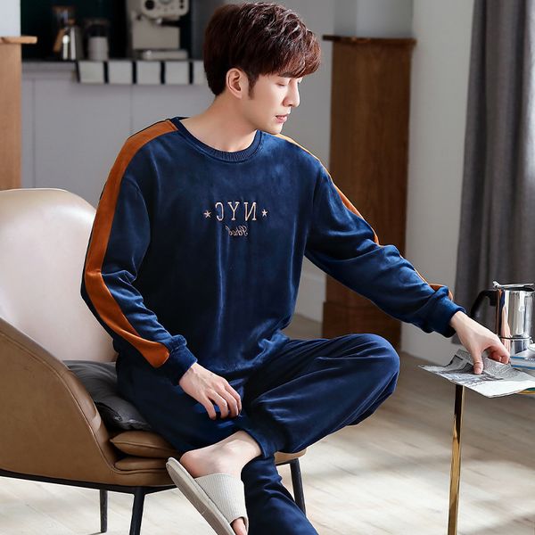 men's coral pajamas autumn can wear outside island fleece plus size homewear 2pcs flannel leisure winter sleepwear, Black;brown
men's coral pajamas autumn can wear outside island fleece plus size homewear 2pcs flannel leisure winter sleepwear, Black;brown