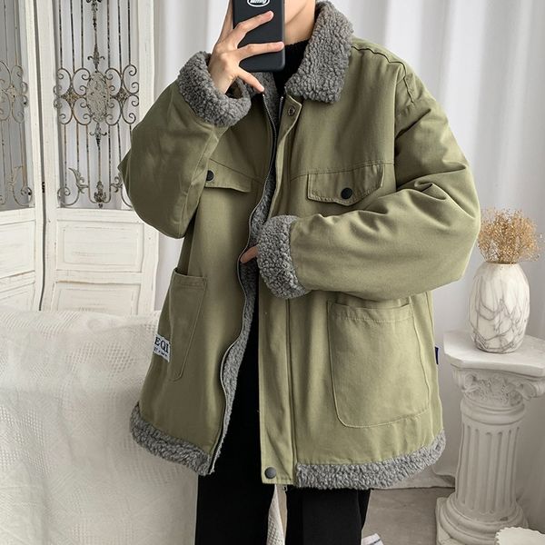 yemi fashion | new ins winter lamb wool cotton clothes men's fashion brand tooling coat trend cotton clothes, Black
yemi fashion | new ins winter lamb wool cotton clothes men's fashion brand tooling coat trend cotton clothes, Black