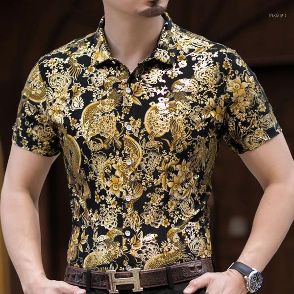 mens luxury gold floral business shirt hipster casual slim fit short sleeve social shirts/party shirts/prom shirts/wedding shirt1, White;black
mens luxury gold floral business shirt hipster casual slim fit short sleeve social shirts/party shirts/prom shirts/wedding shirt1, White;black