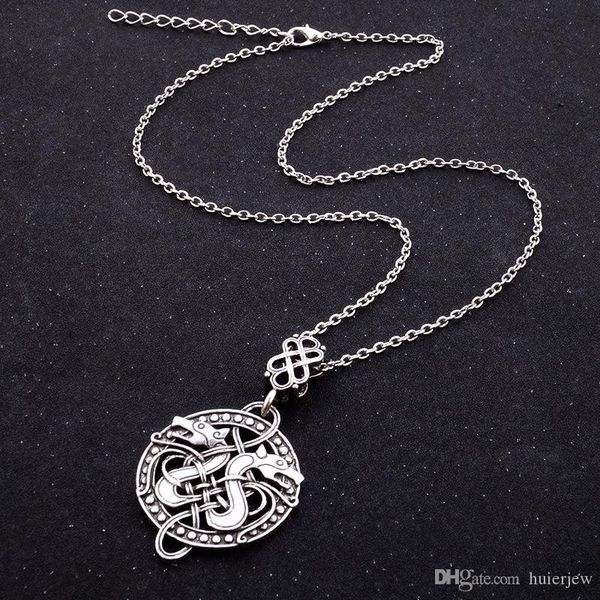 dragon pendant necklace vintage lucky gifts long chain necklace men necklace, Silver
dragon pendant necklace vintage lucky gifts long chain necklace men necklace, Silver