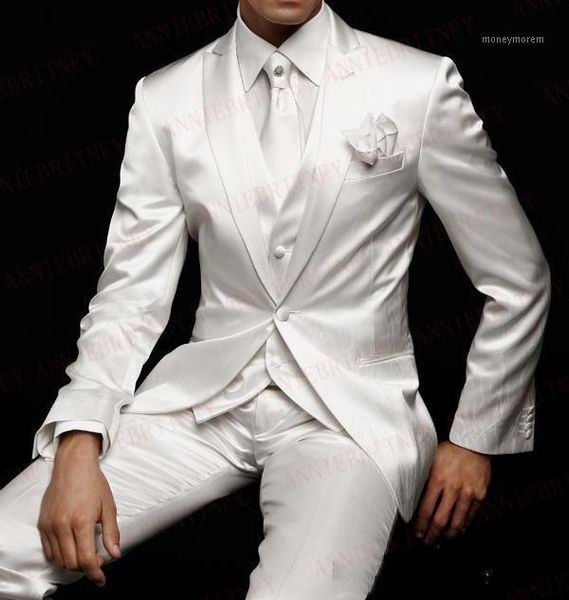 men's suits & blazers anniebritney shiny ivory men satin slim fit formal groom party prom dress tuxedo set custom large size coat blaze, White;black
men's suits & blazers anniebritney shiny ivory men satin slim fit formal groom party prom dress tuxedo set custom large size coat blaze, White;black