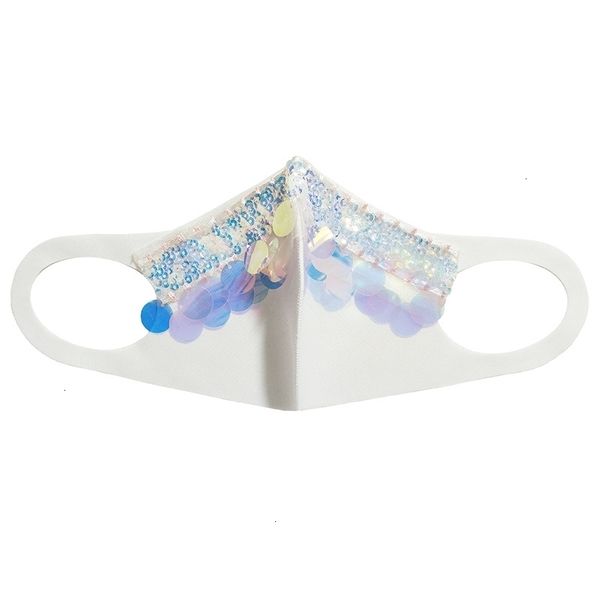cycling sequins face designer bling printed women camping travel mask washable#692