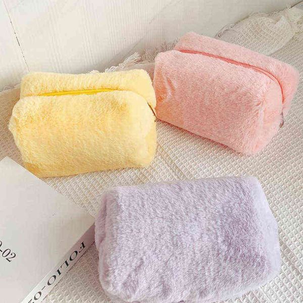 nxy cosmetic bags plush macaron color sweet large capacity storage high makeup for women soft travel organizer 220303
nxy cosmetic bags plush macaron color sweet large capacity storage high makeup for women soft travel organizer 220303