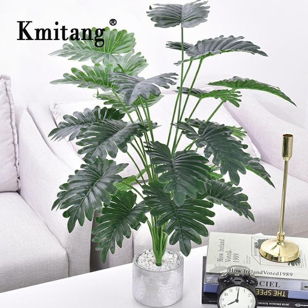 75cm 24heads tropical monstera plants large artificial tree palm tree plastic green leaves fake turtle leaf for home party decor 1029
75cm 24heads tropical monstera plants large artificial tree palm tree plastic green leaves fake turtle leaf for home party decor 1029