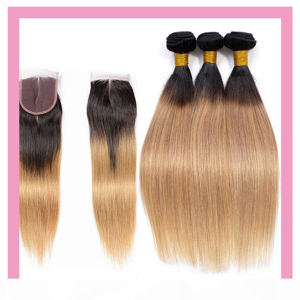 indian virgin hair 3 bundles with 4x4 lace closure silky straight 1b 27 two tones color straight 4pieces, Black;brown
indian virgin hair 3 bundles with 4x4 lace closure silky straight 1b 27 two tones color straight 4pieces, Black;brown
