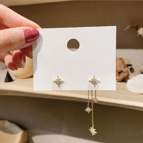 dangle & chandelier fashion cz crystal star earrings gold long chain tassel stud for women jewelry, Silver
dangle & chandelier fashion cz crystal star earrings gold long chain tassel stud for women jewelry, Silver