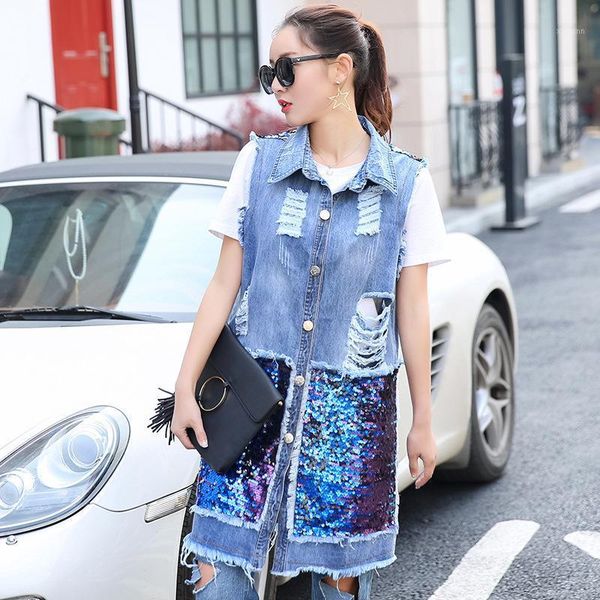 cool denim vest holes lapel collar sleeveless beading jacket hollow loose jeans sequins coat cowboys streetwear open stitch1, Black;white
cool denim vest holes lapel collar sleeveless beading jacket hollow loose jeans sequins coat cowboys streetwear open stitch1, Black;white