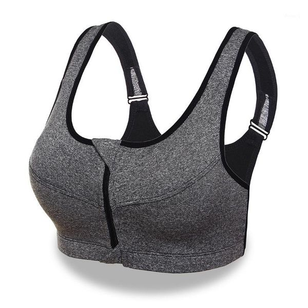 women sport bras shockproof padded wire yoga bra gym front zipper running underwear fitness adjustable athletic vest1, White;black
women sport bras shockproof padded wire yoga bra gym front zipper running underwear fitness adjustable athletic vest1, White;black
