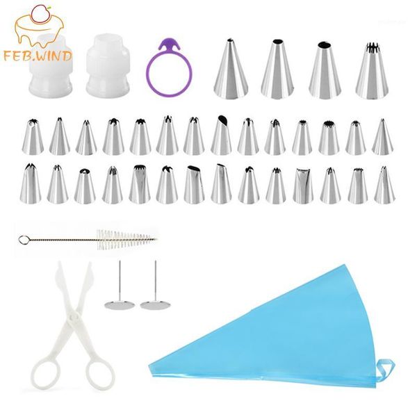 40pcs diy leaf/star/rosette piping tips set pastry nozzles piping bag nozzles cake making/decorating/icing tools 0571
40pcs diy leaf/star/rosette piping tips set pastry nozzles piping bag nozzles cake making/decorating/icing tools 0571