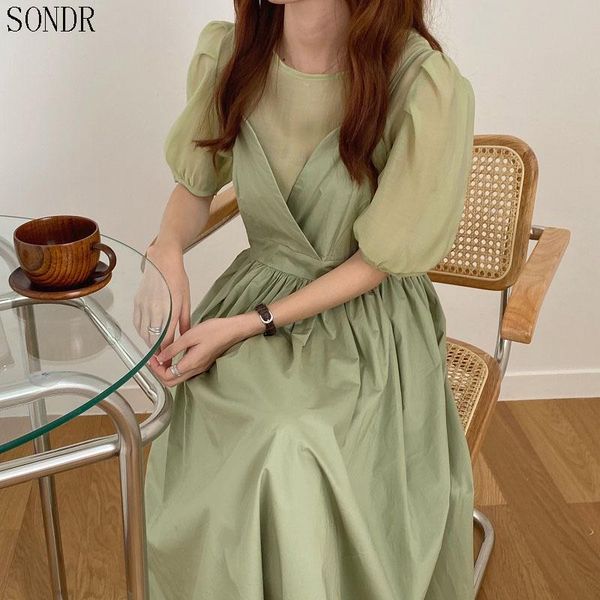 one-piece dress women 2021 summer vintage loose slim waist camisole dress korean sleeveless tank pleated zipper white sundress, Black;gray
one-piece dress women 2021 summer vintage loose slim waist camisole dress korean sleeveless tank pleated zipper white sundress, Black;gray