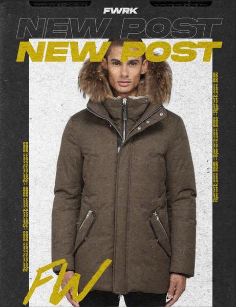 new mens parkas jacket fur hooded down coat budge size windbreaker warm men zipper thick jackets coat, Black
