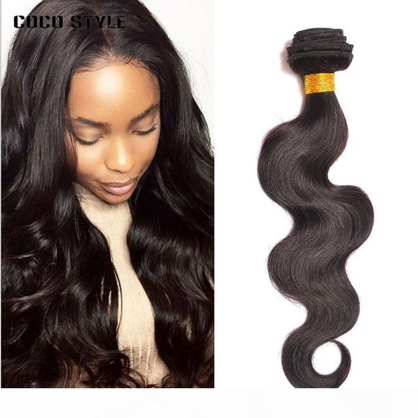 brazilian hair body wave bundles 100% human remy hair weave natural color 8"- 28" ing, Black
brazilian hair body wave bundles 100% human remy hair weave natural color 8"- 28" ing, Black