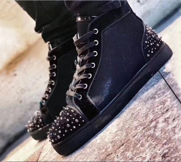 high junior spiked orlato flats men's spiked red bottom rivets sneakers black veau velours red rubber soles,luxurys women sneakers coup
high junior spiked orlato flats men's spiked red bottom rivets sneakers black veau velours red rubber soles,luxurys women sneakers coup