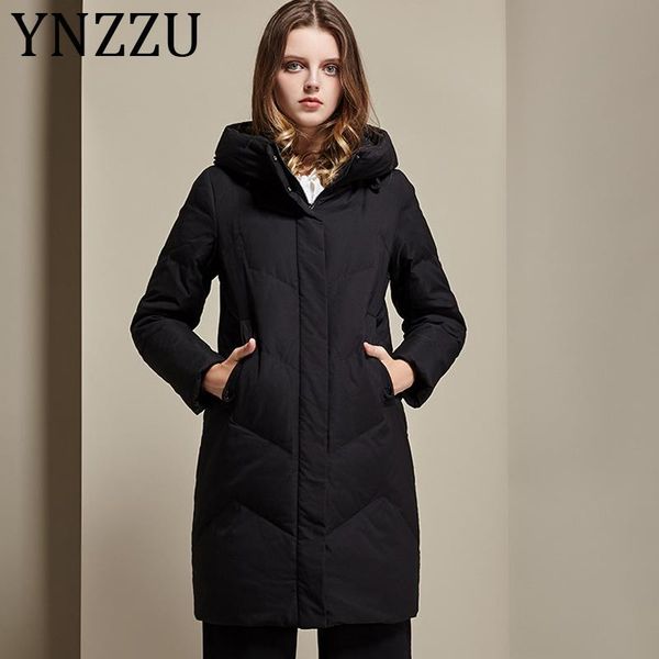ynzzu 2020 winter elegant office lady duck down coat mid-long hooded solid women's down jacket plus size a1332, Black
ynzzu 2020 winter elegant office lady duck down coat mid-long hooded solid women's down jacket plus size a1332, Black