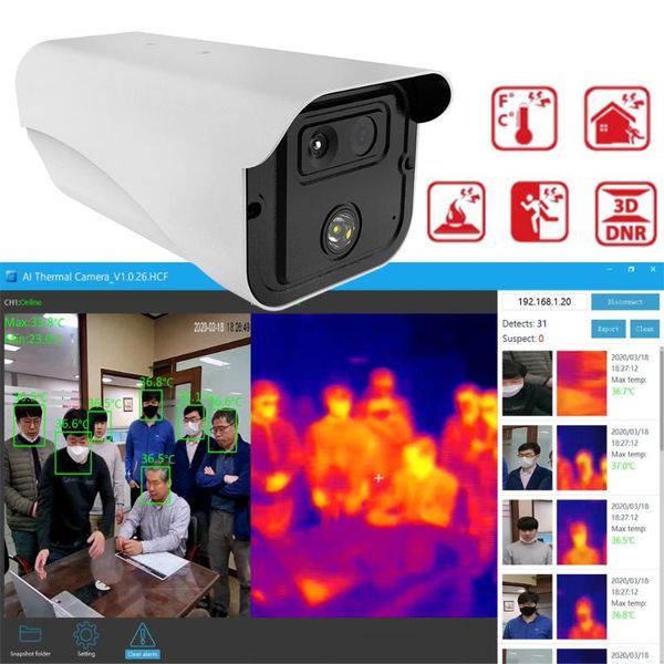high sensitivity thermal imaging optical bi-spectrum network camera 2mp 1080p ai binocular thermography camera st-8818
high sensitivity thermal imaging optical bi-spectrum network camera 2mp 1080p ai binocular thermography camera st-8818
