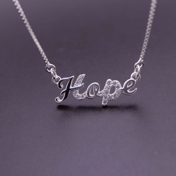 hengsheng s925 silver cross-border one product dropshipping hope fashion korean style simple zircon necklace womens pendant
hengsheng s925 silver cross-border one product dropshipping hope fashion korean style simple zircon necklace womens pendant