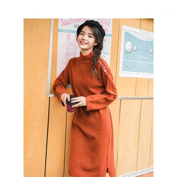 inman autumn winter new arrival straight literary braid long sleeve knitwear dress1, Black;gray
inman autumn winter new arrival straight literary braid long sleeve knitwear dress1, Black;gray
