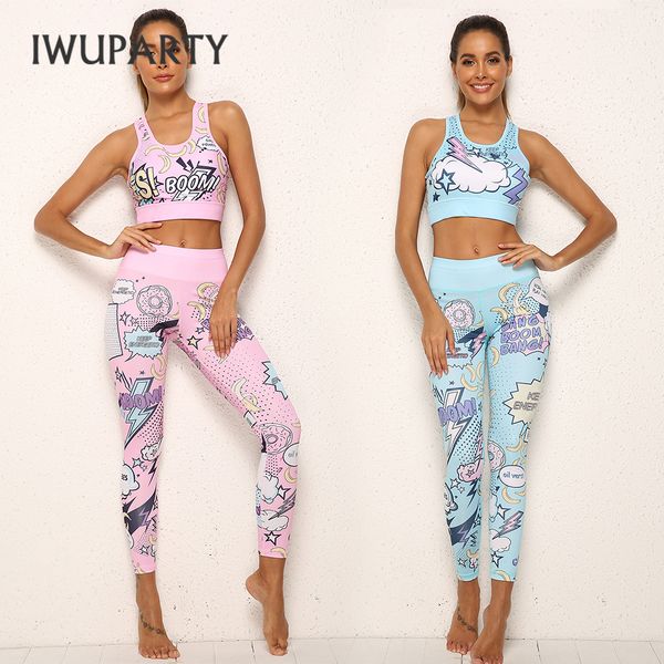 iwuparty 2 piece cute pink printing yoga set women workout gym outfit sets sport fitness crop leggings running ladies suit c0122, Gray
iwuparty 2 piece cute pink printing yoga set women workout gym outfit sets sport fitness crop leggings running ladies suit c0122, Gray