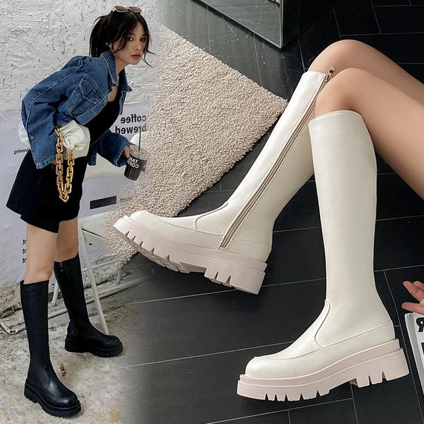 2021 boots женщины коренастый платформы колено высокие сапоги зимние женские motorcycle zip обувь, Black
2021 boots женщины коренастый платформы колено высокие сапоги зимние женские motorcycle zip обувь, Black