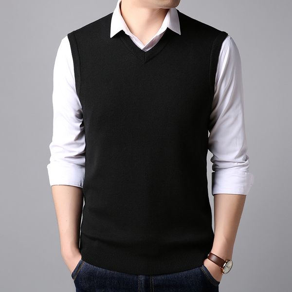 2020 brand new sweater vest men's t shirt vest v-neck pullover wool sweater t-shirt for male vest tshirt, White;black
2020 brand new sweater vest men's t shirt vest v-neck pullover wool sweater t-shirt for male vest tshirt, White;black
