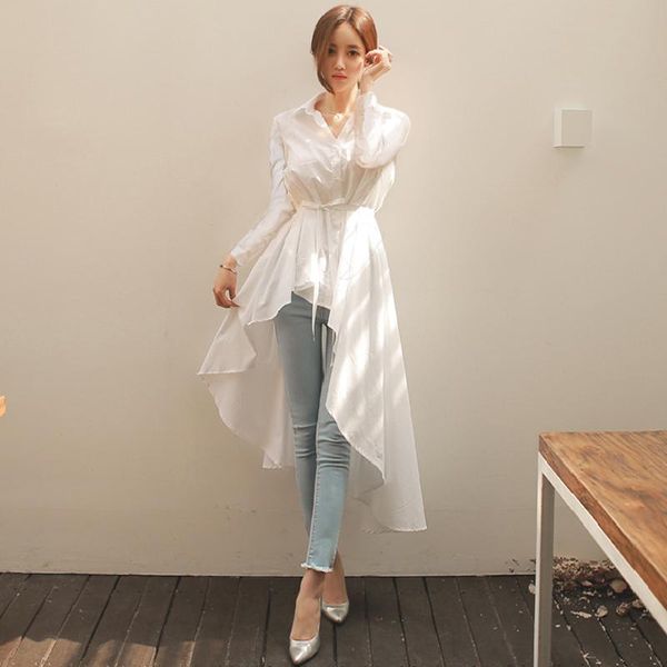 2021 elegant long white shirts women v-neck lace up slim waist female blouse shirts ladies blusas mujer de moda
2021 elegant long white shirts women v-neck lace up slim waist female blouse shirts ladies blusas mujer de moda