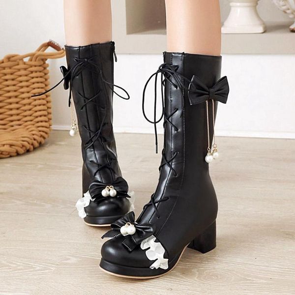 brand new big size 46 сладкого лук галстук оборок коренастых пяток шнурки девушка середины икра ботинок способ зима ботинки ботинки женщины, Black
brand new big size 46 сладкого лук галстук оборок коренастых пяток шнурки девушка середины икра ботинок способ зима ботинки ботинки женщины, Black