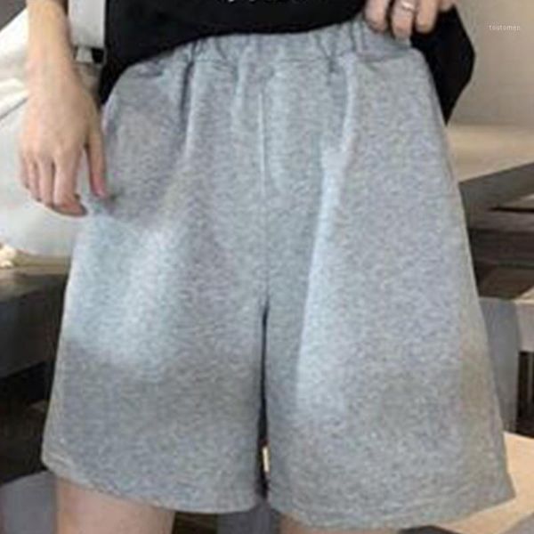 women cotton hip hop punk shorts solid black grey wide short pants student casual oversized 2021 summer streetwear shorts1, White;black
women cotton hip hop punk shorts solid black grey wide short pants student casual oversized 2021 summer streetwear shorts1, White;black