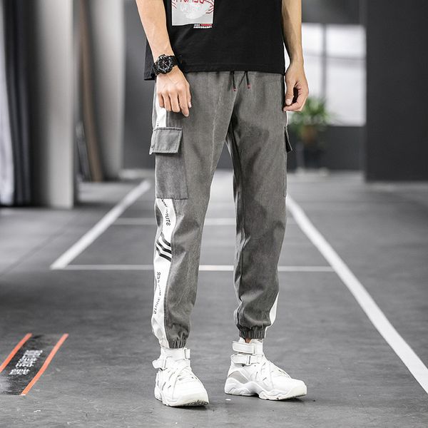 trend style men sweatpants high street men's casual trousers printing spring new male slim wild pencil pants, Black
trend style men sweatpants high street men's casual trousers printing spring new male slim wild pencil pants, Black