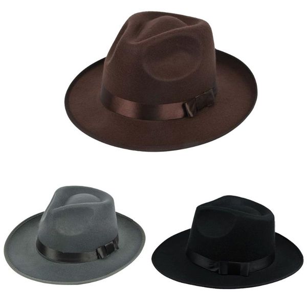 men women hats caps panama fedora trilby straight wide brim hard felt black, Blue;gray
men women hats caps panama fedora trilby straight wide brim hard felt black, Blue;gray