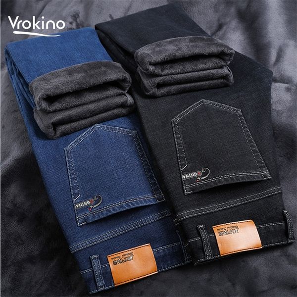 large size 42 44 46 winter men's fashion thickening fleece warm jeans slim stretch warm jeans 201223, Blue
large size 42 44 46 winter men's fashion thickening fleece warm jeans slim stretch warm jeans 201223, Blue