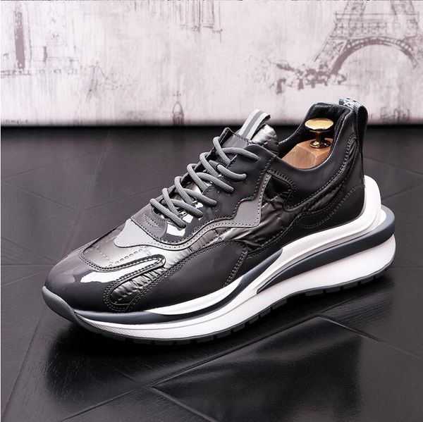 new classics style men casual vulcanized designer shoes spring mens business dress loafers fashion lace up walking outdoor sneakers d5, Black
new classics style men casual vulcanized designer shoes spring mens business dress loafers fashion lace up walking outdoor sneakers d5, Black