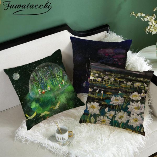 cushion/decorative pillow fuwatacchi 45*45 nordic tropical plam tree green cushion cover decorative pillowcase for sofa car case home decora
cushion/decorative pillow fuwatacchi 45*45 nordic tropical plam tree green cushion cover decorative pillowcase for sofa car case home decora