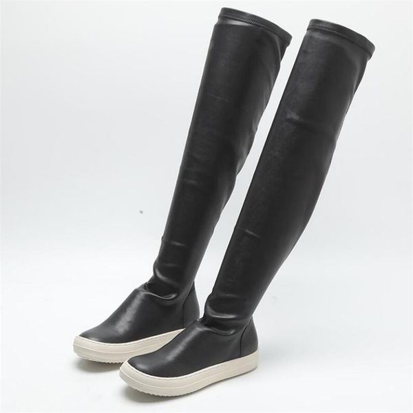 women boots 2020 new retro thick-soled over the knee stretch boots student all-match casual fashion femmes chaussures 5920, Black
women boots 2020 new retro thick-soled over the knee stretch boots student all-match casual fashion femmes chaussures 5920, Black