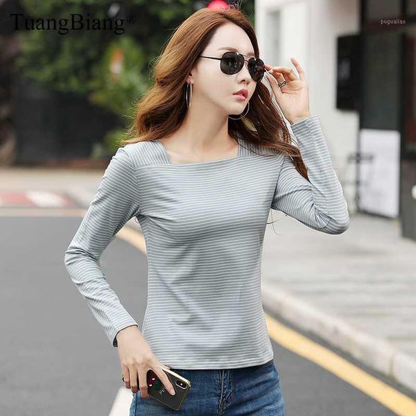 square collar striped cotton long sleeve t shirts 2020 fashion beautiful winter soft t-shirts women elegant backless autumn 1, White
square collar striped cotton long sleeve t shirts 2020 fashion beautiful winter soft t-shirts women elegant backless autumn 1, White
