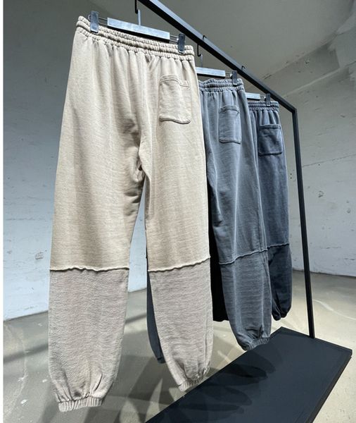 men's pants wash style loose hem reverse bottom 360g high street casual pants, Black
men's pants wash style loose hem reverse bottom 360g high street casual pants, Black