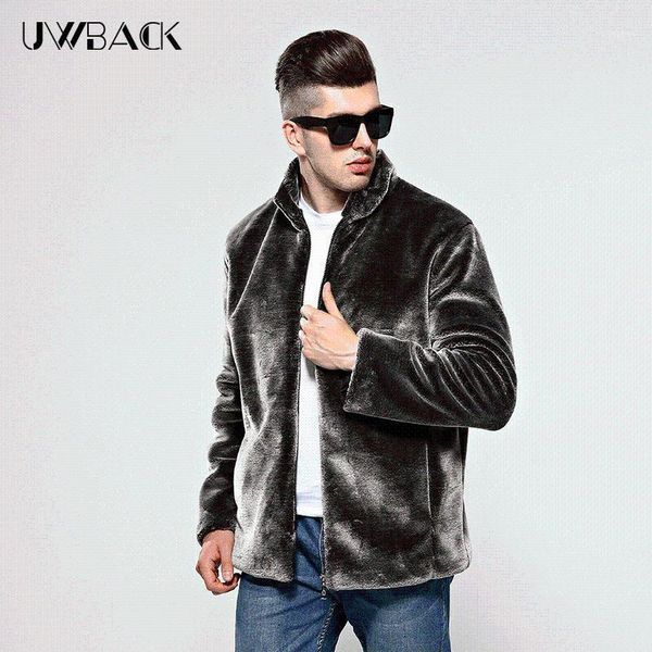 uwback winter faux fur coats men 2021 winter stand collar casual fur jackets warm windbreaker zipper men coat size4xl xa1511, Black
uwback winter faux fur coats men 2021 winter stand collar casual fur jackets warm windbreaker zipper men coat size4xl xa1511, Black