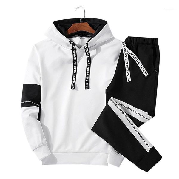 2019 new men sets hooded sport suit running tracksuit outfit 2 piece set suits hoodies+long pants autumn warm mens clothing1, Black;blue
2019 new men sets hooded sport suit running tracksuit outfit 2 piece set suits hoodies+long pants autumn warm mens clothing1, Black;blue