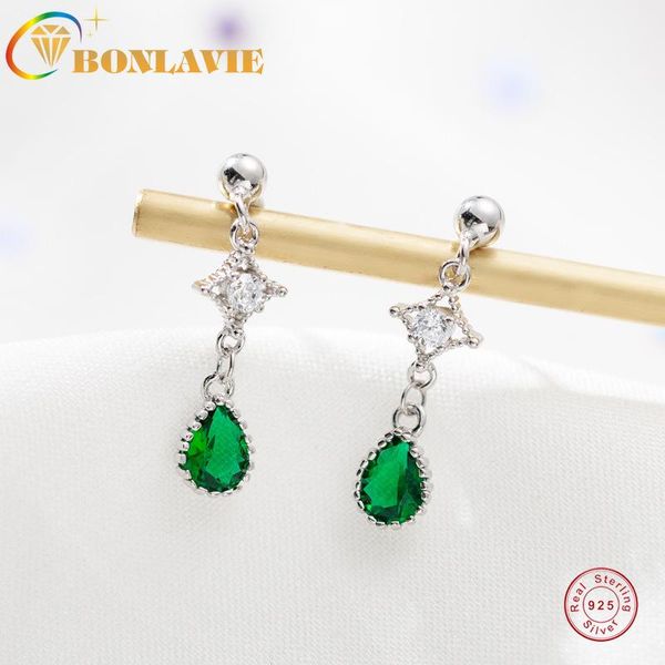 bonlavie emerald zircon earrings 925 silver water drop earrings women jewerly
bonlavie emerald zircon earrings 925 silver water drop earrings women jewerly