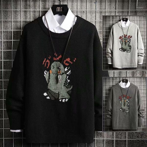 mens knitted sweater men 2020 winter anime oversized hip hop harajuku japanese korean pullover black sweater for men1, White;black
mens knitted sweater men 2020 winter anime oversized hip hop harajuku japanese korean pullover black sweater for men1, White;black