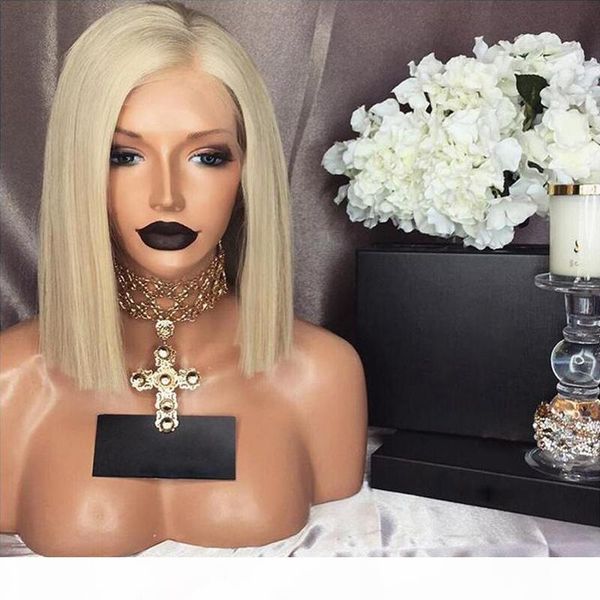 613 blonde lace front wig pre plucked hairline brazilian human hair blonde short bob wigs for black women, Black;brown
613 blonde lace front wig pre plucked hairline brazilian human hair blonde short bob wigs for black women, Black;brown