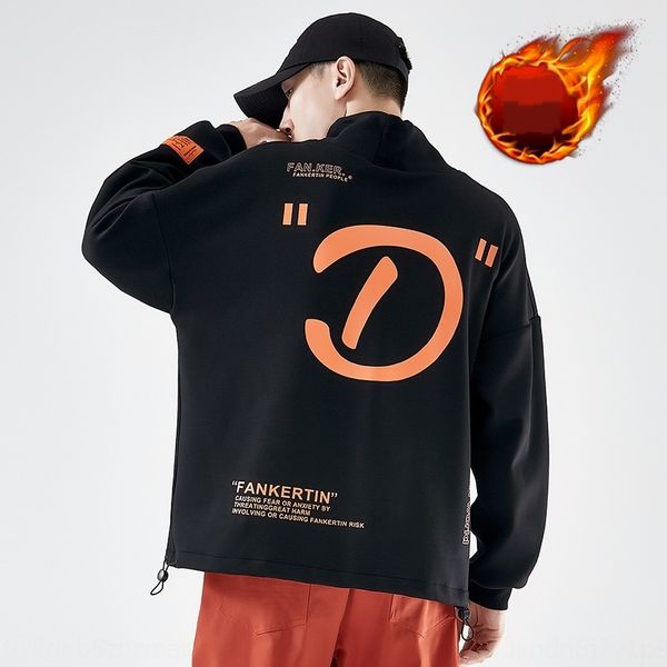 2020 new style men's high collar autumn winter plush new sweatersweater sweaterlong sleeve sweater coat uogo6, Black
2020 new style men's high collar autumn winter plush new sweatersweater sweaterlong sleeve sweater coat uogo6, Black