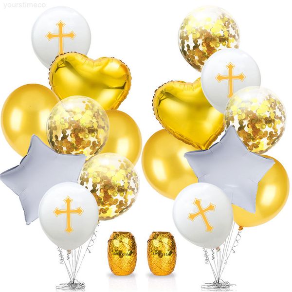 balloons easter god heart bless cross latex star aluminum balloon baptism forked holy communion party christening decoration 
balloons easter god heart bless cross latex star aluminum balloon baptism forked holy communion party christening decoration